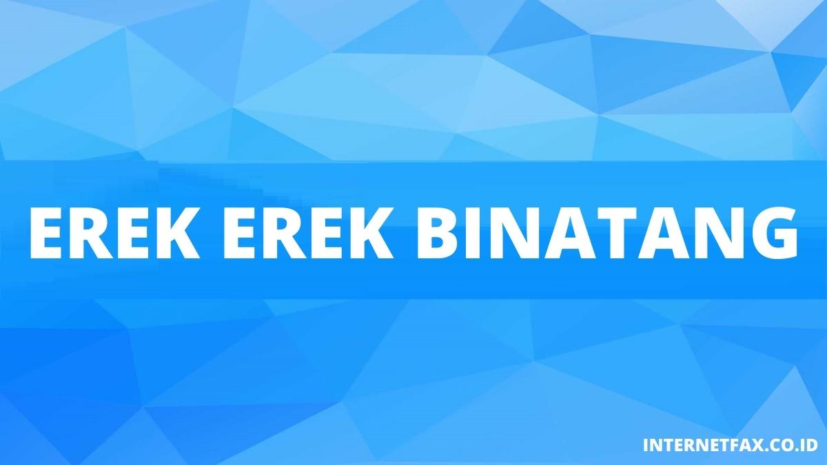 Erek Erek Binatang