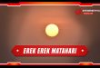 erek erek matahari